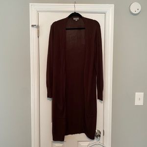 Joseph A Duster Cardigan - Brown - Medium - like new